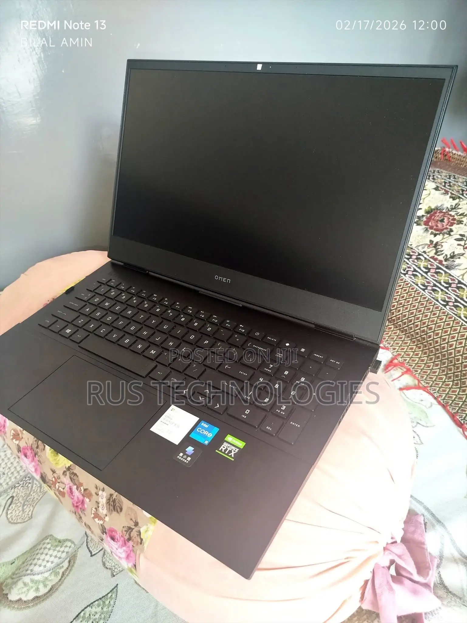 New Laptop HP Omen 16 16GB Intel Core i5 SSD 512GB