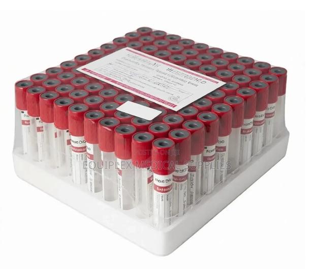 Red Top Vacutainers - main view