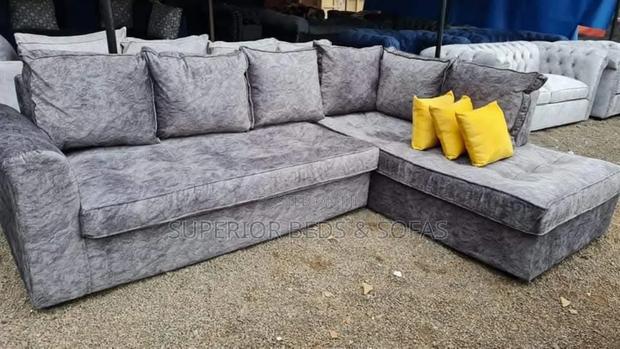 L-Shaped Corner Sofa (6 Seater Sofa) - thumbnail 2