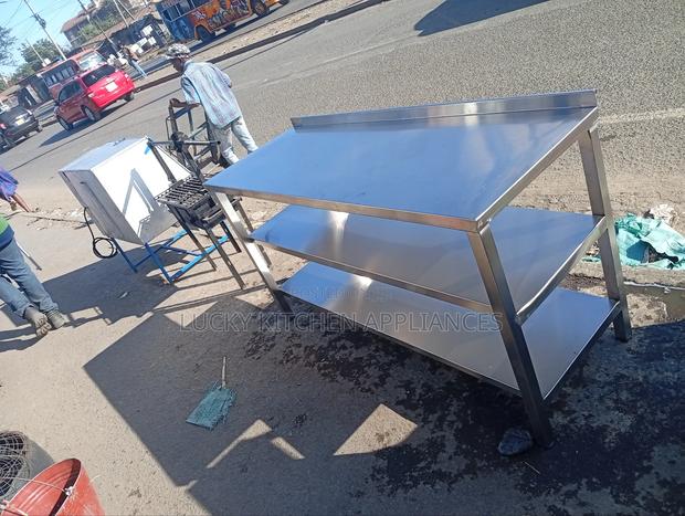Two Shelves Heavy Duty Stainless Steel Worktop/Table .