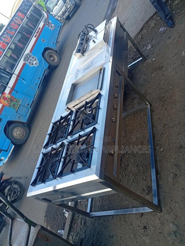 Combined Unit Griddle,Four Burner, Importered Fryer, And Chips Deeper.