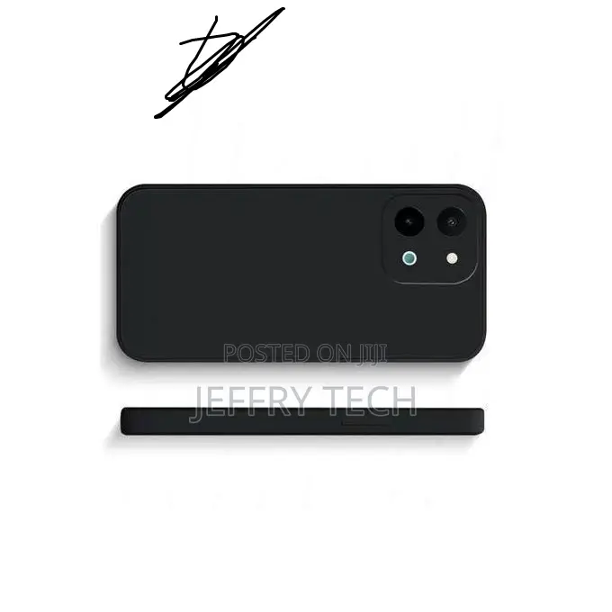 Vivo Y28 4g Tpu Black Soft Feel Heavy Duty Protection Phone Case Back