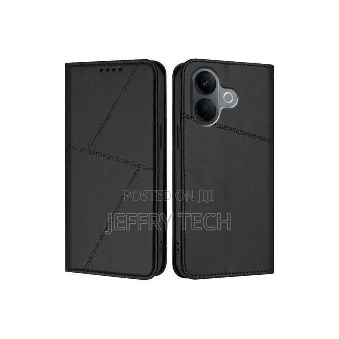 Caseme Vivo V60 Lite Original Leather Flip Cover With Magnetic Closure