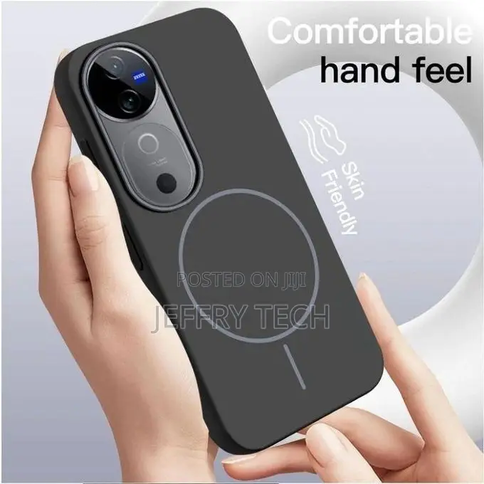 Magsafe Compatible With Strong Magnets Hard Case Cover for Vivo V40
