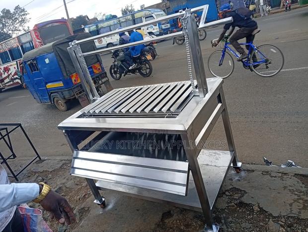 Modified Stainless Steel Grill.