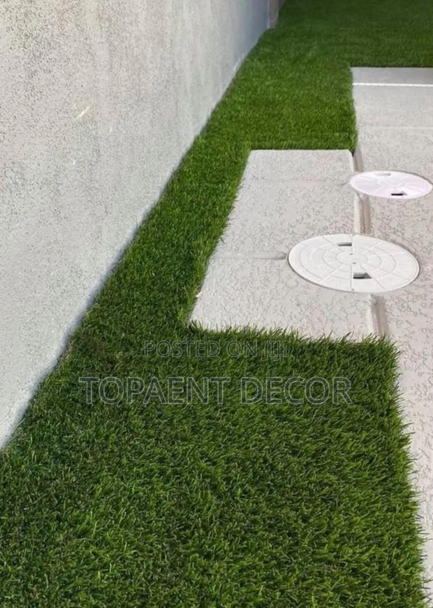 35mm House Backyard Green And Serene Artificial Grass Carpet