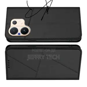 Flip Cover for Vivo V60 5g Case Leather Magnetic Flip Folio Stand Phon