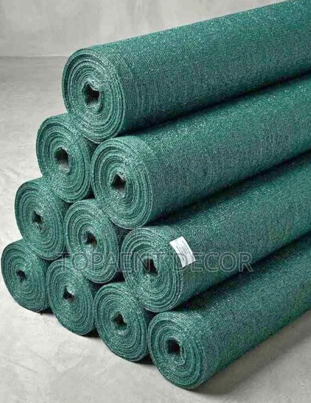 Green 5m Width And 1m High Balcony Privacy Shield - main view