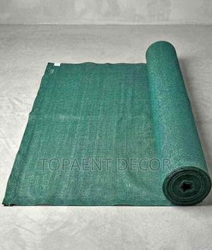 Green Rollable Full Privacy Balcony Shield - main view