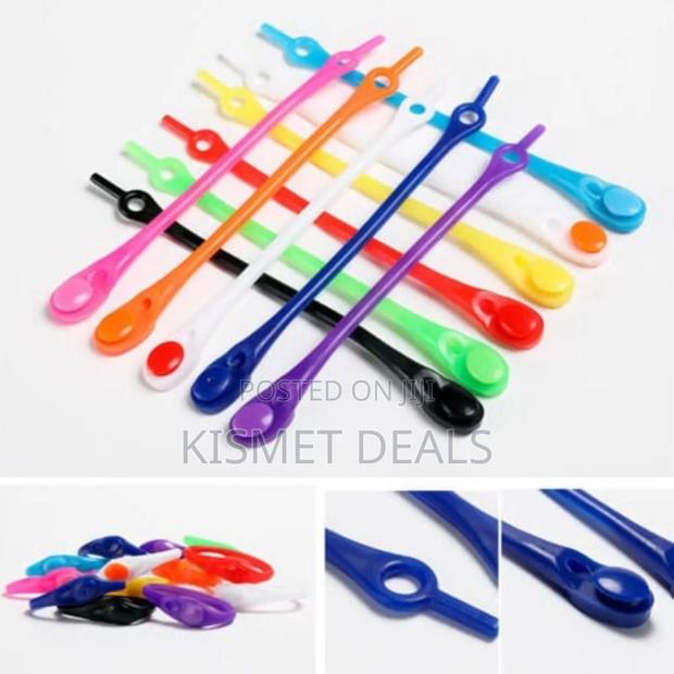 12pc Set of Multicolour Silicone Shoe Laces N 12pc - thumbnail 5