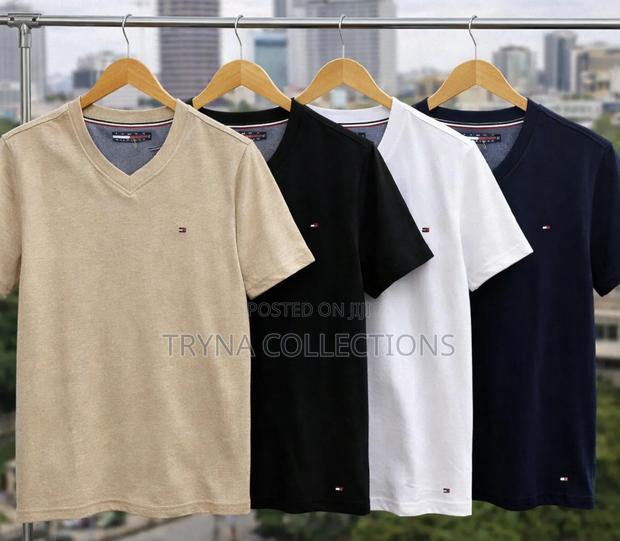 Quality Cotton Vneck Tshirts - main view