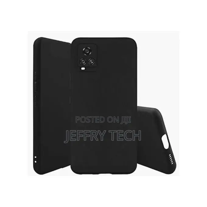 Vivo V21 4/5g Silicone Protective Back Case+Phone Ring