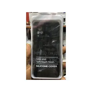 Vivo V21 4/5g Silicone Protective Back Case+Phone Ring