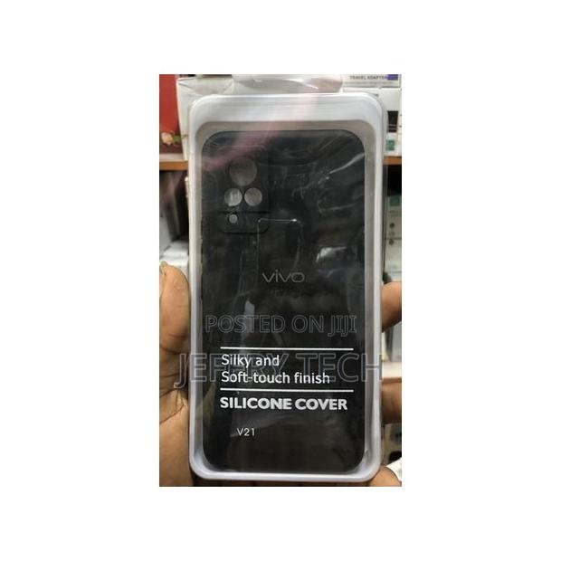 Vivo V21 4/5g Silicone Protective Back Case+Phone Ring - thumbnail 3