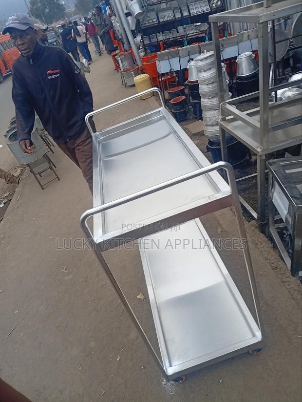 Stainless Steel Heavy Duty Service's Trolley.