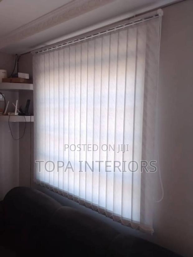 Elegant Vertical Curtain Blinds for Home and Office Privacy