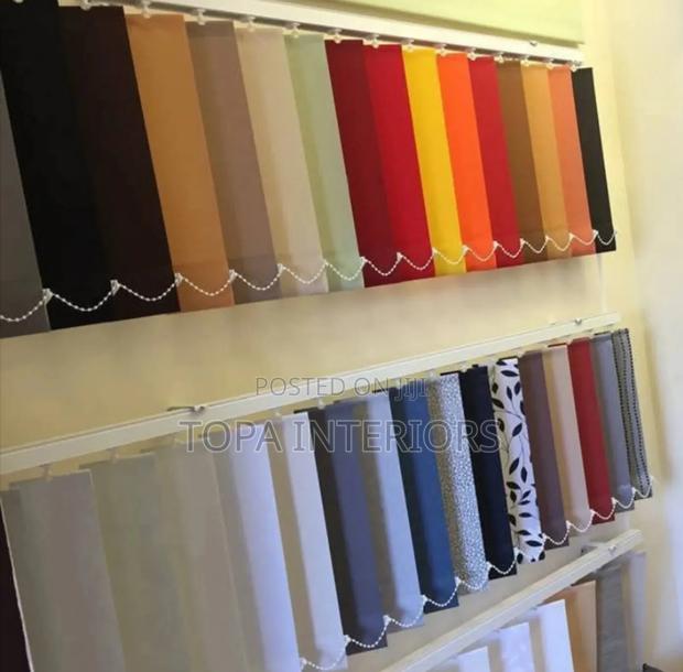 Vertical Office Window Blinds for Workspace Light Control