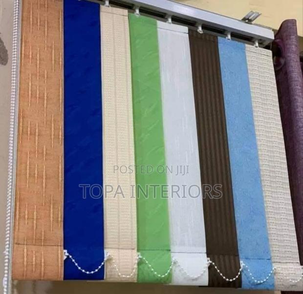 Vertical Office Window Curtain Blinds for Privacy Control
