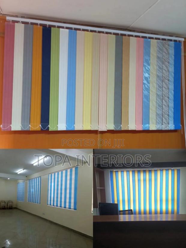 Multi-Purpose Generic Vertical Office Window Curtain Blinds - main view