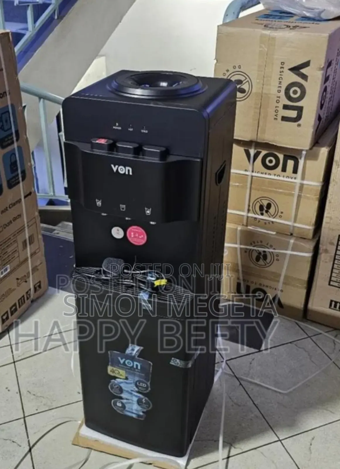 Von 3 Taps Water Dispenser