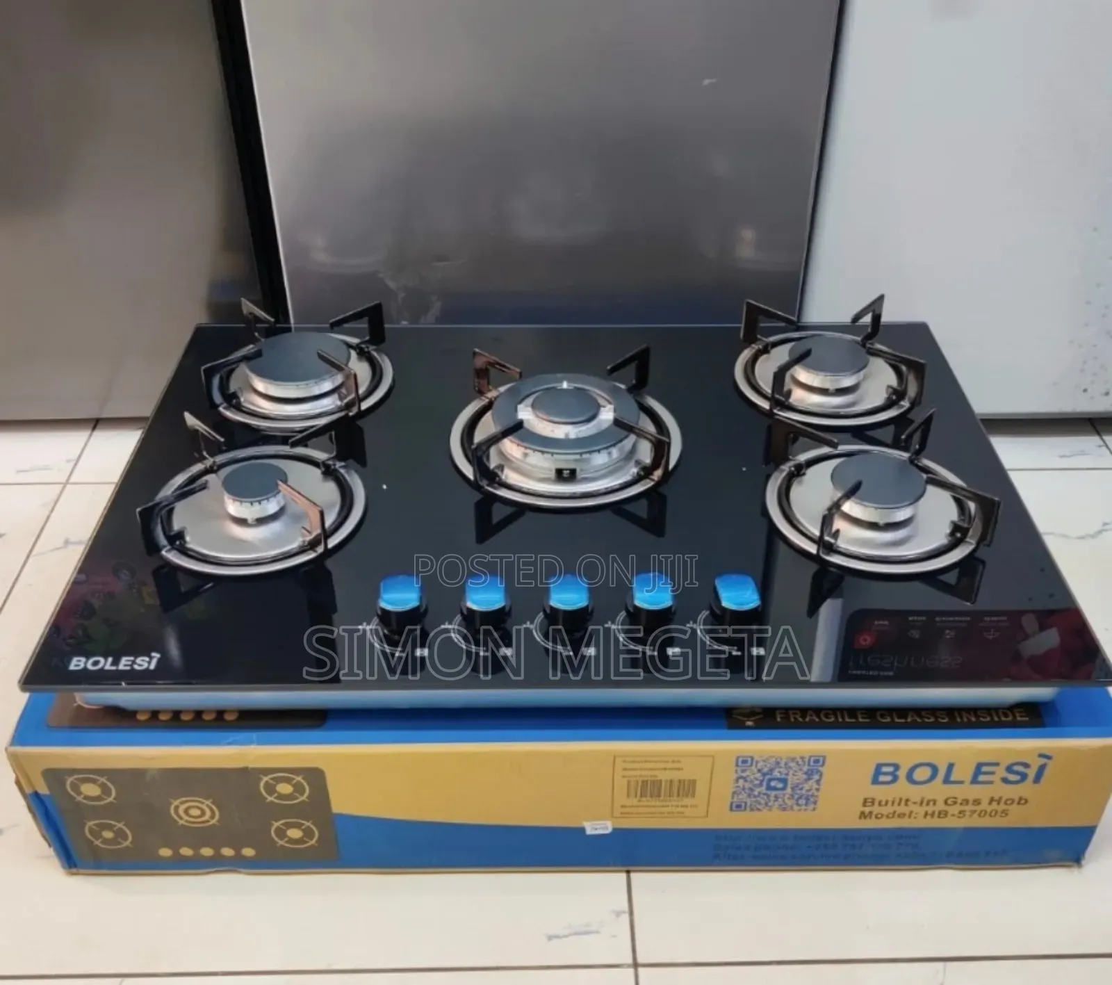 Bolesi 5 Burner Inbuilt Cooker