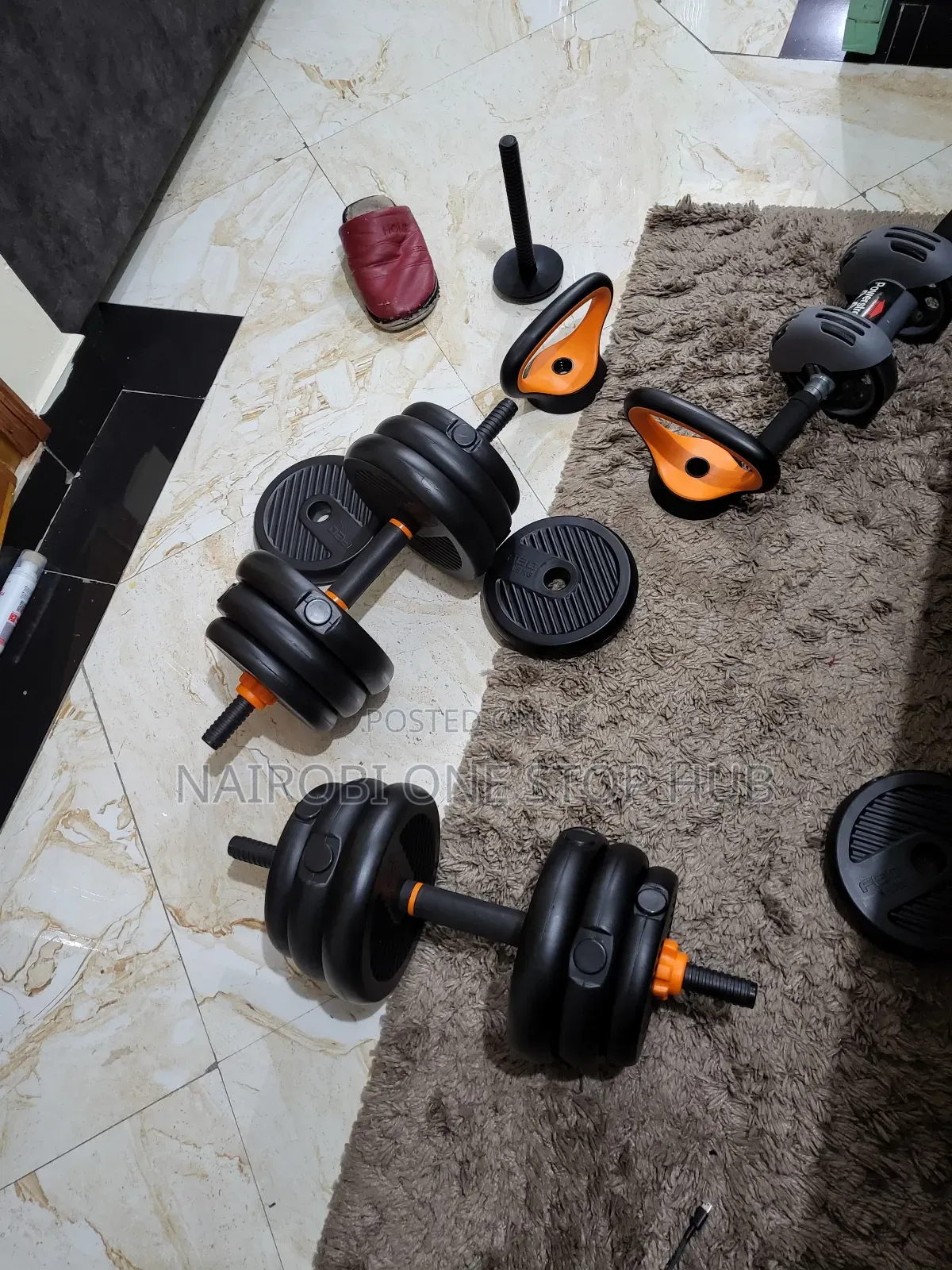 30kg 6-in-1 Dumbbell Set