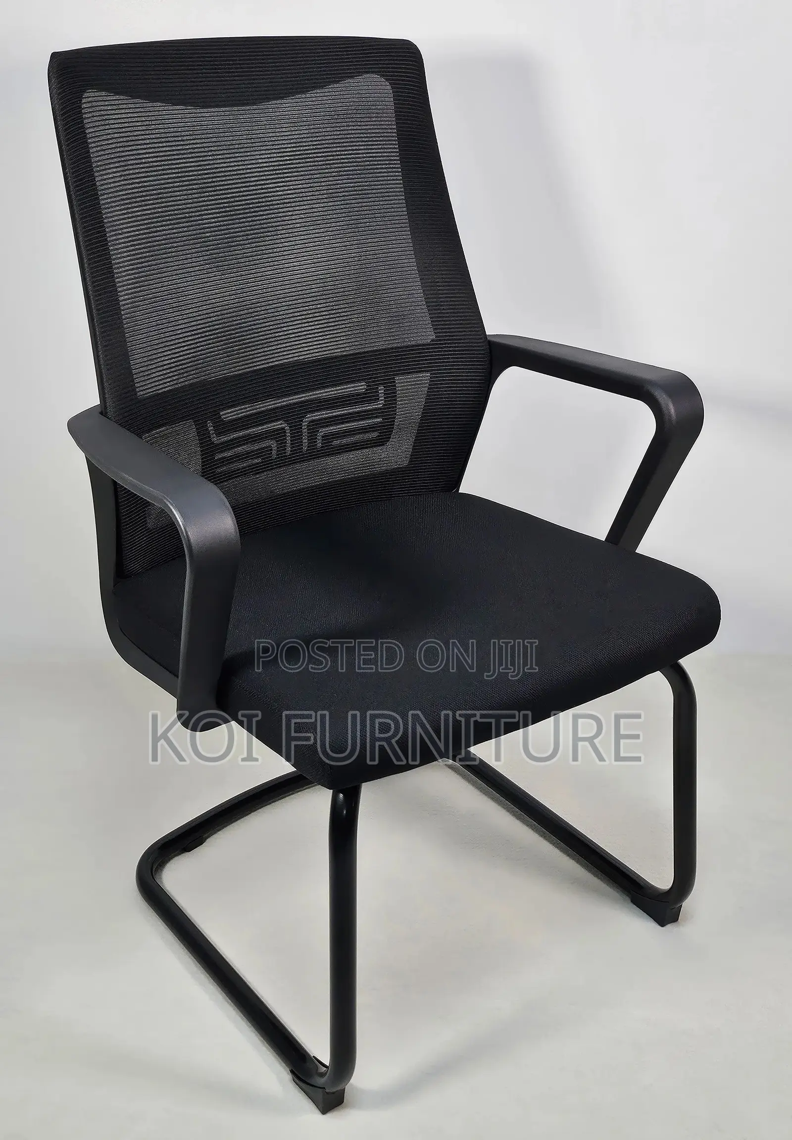 Office Chair : Non-Swivel Mesh Boardroom Chair