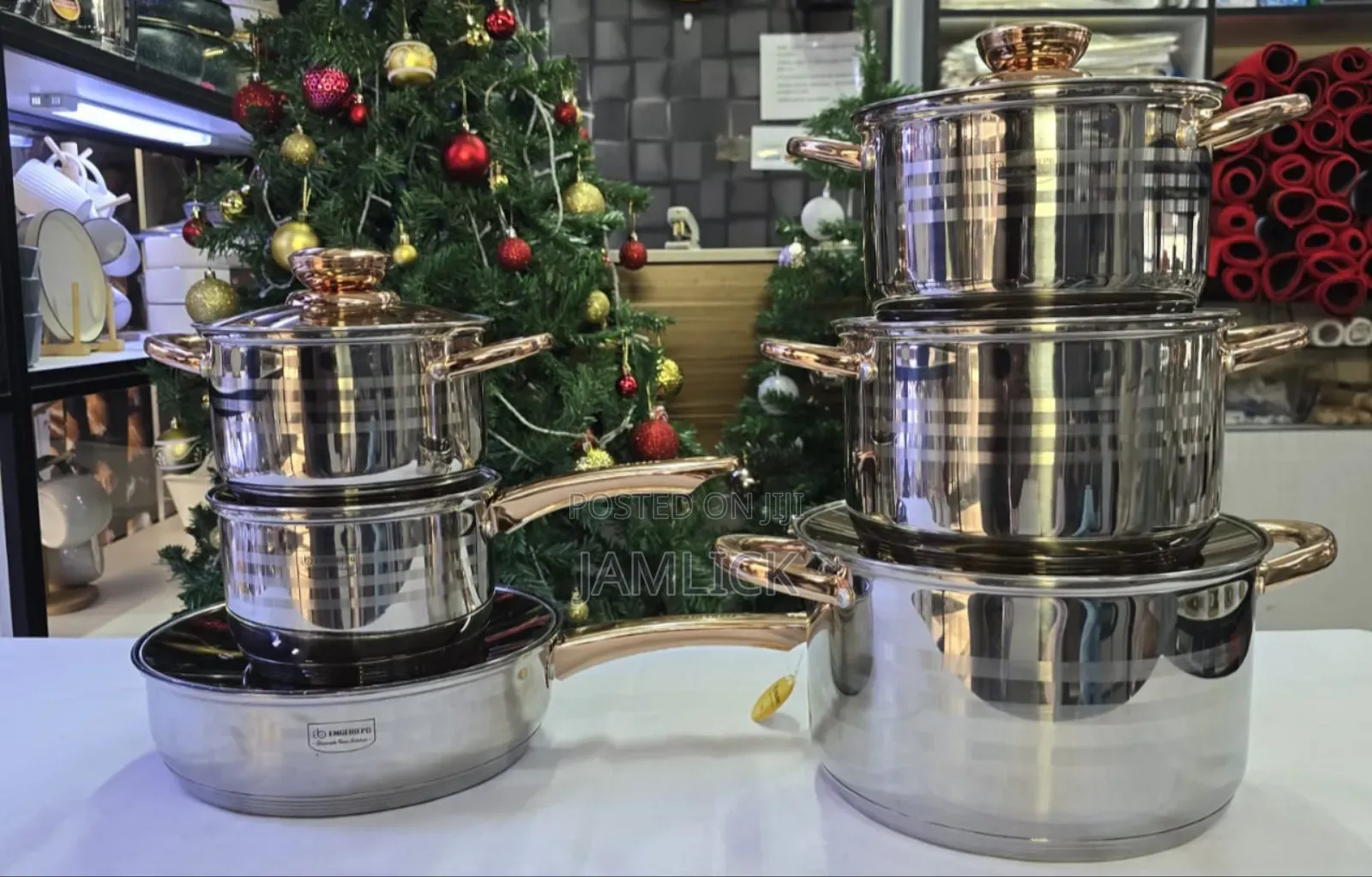 12pcs Stainless Steel Cookware Set - Rb