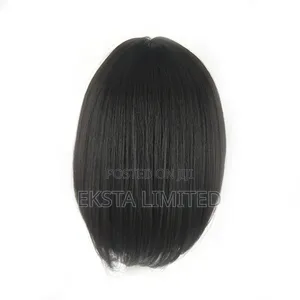 Short Bob Hair Black Wigs 12 Inch + Wig Cap