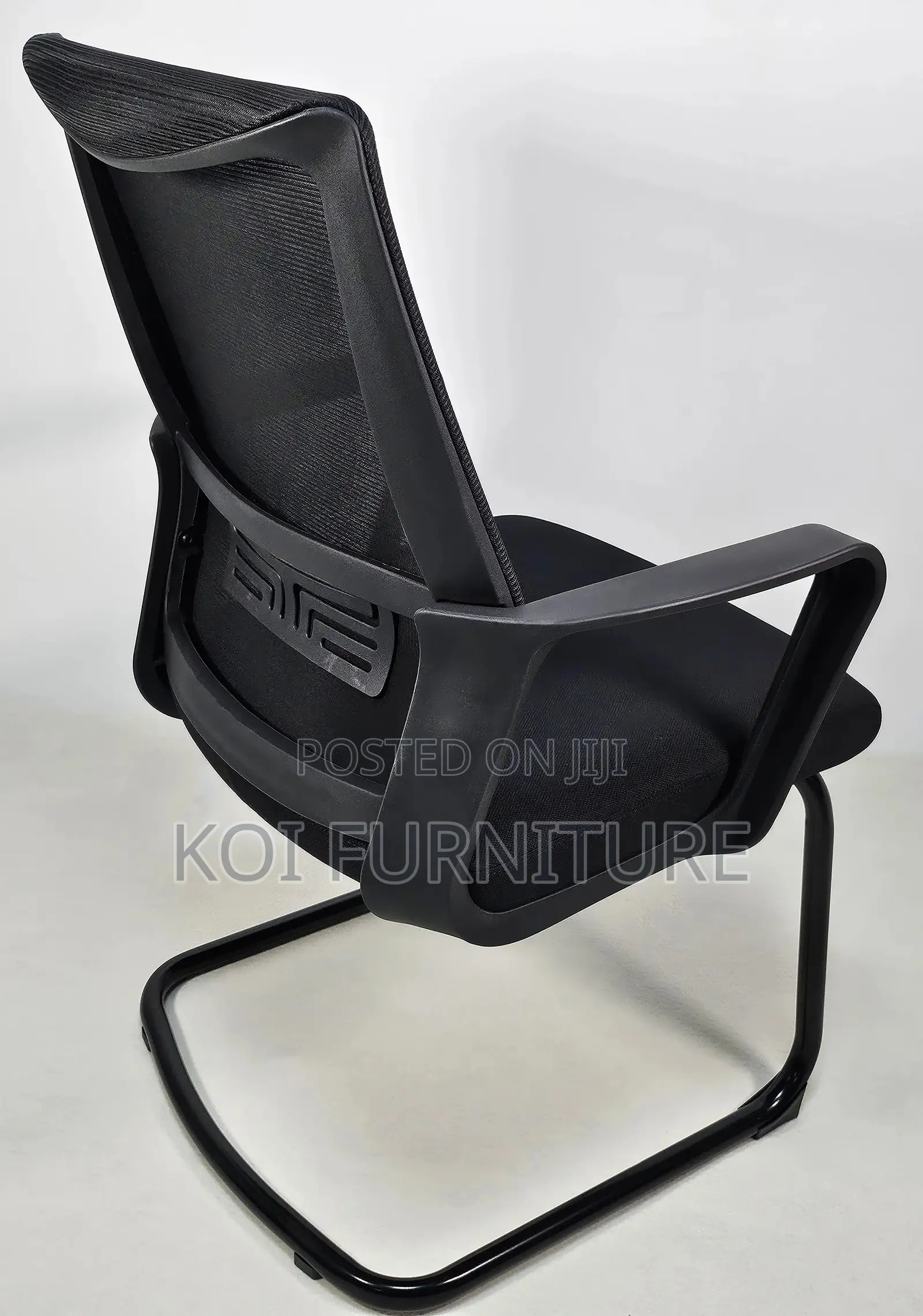 Office Chair : Non-Swivel Mesh Boardroom Chair