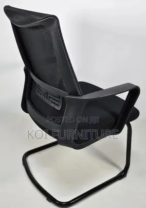Office Chair : Non-Swivel Mesh Boardroom Chair