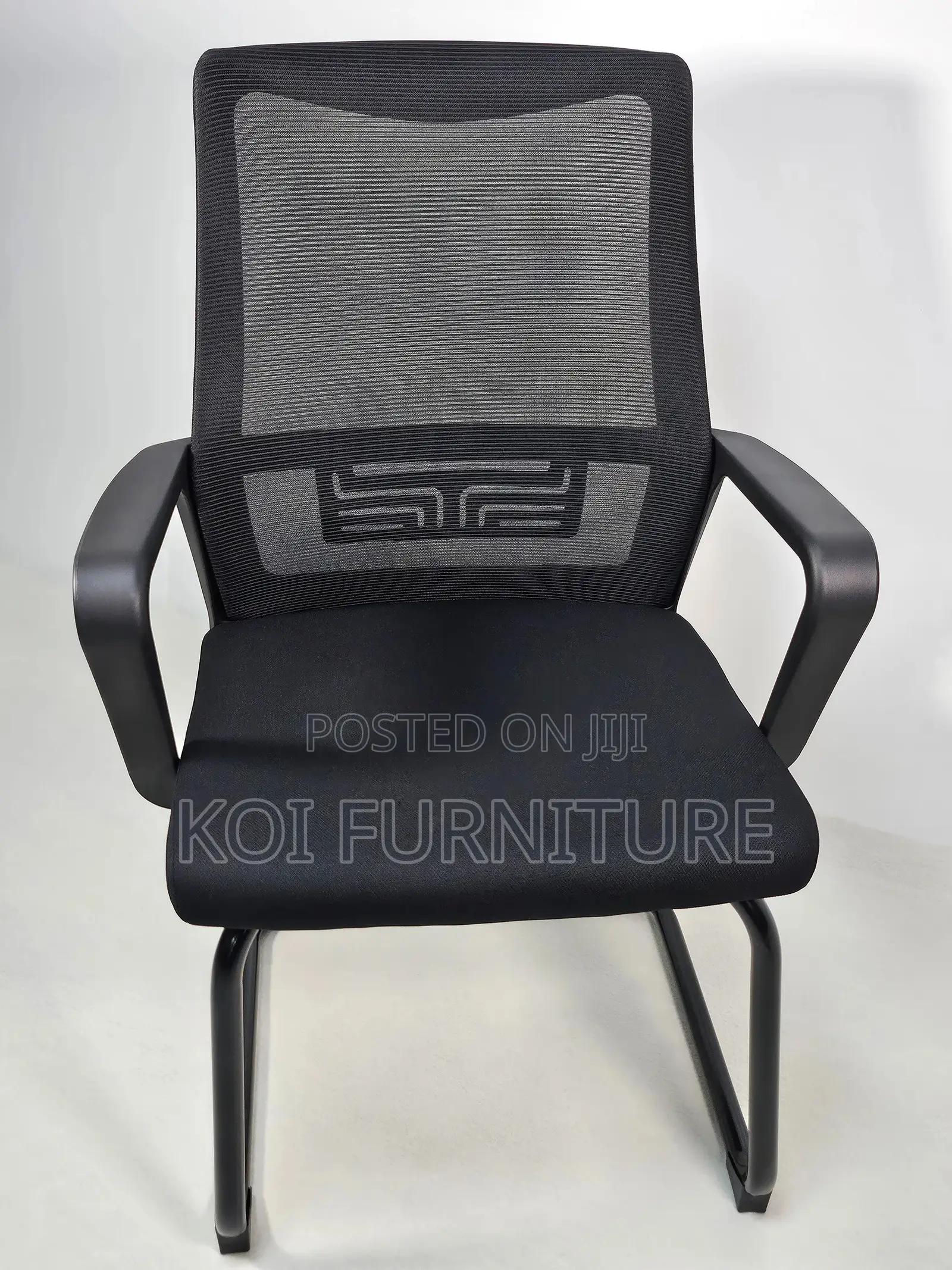 Office Chair : Non-Swivel Mesh Boardroom Chair