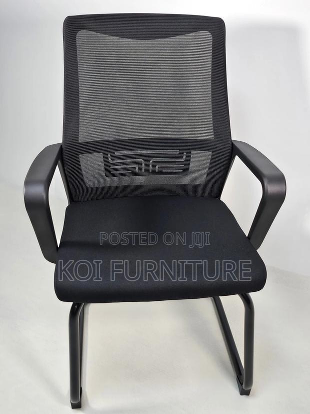 Office Chair : Non-Swivel Mesh Boardroom Chair - thumbnail 11