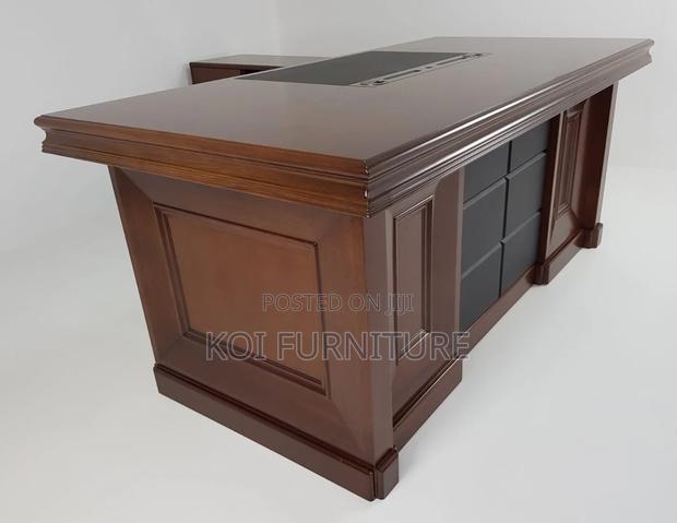 Office Desk : 1.6m Modern L-Shaped Executive Office Desk - thumbnail 7