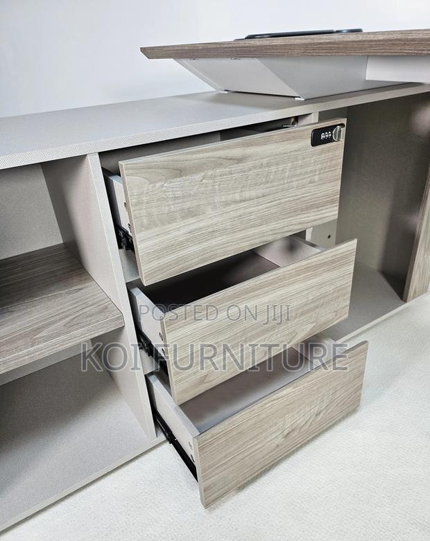 Office Desk : Executive L-shaped Corner Desk With A Modern Design - thumbnail 14
