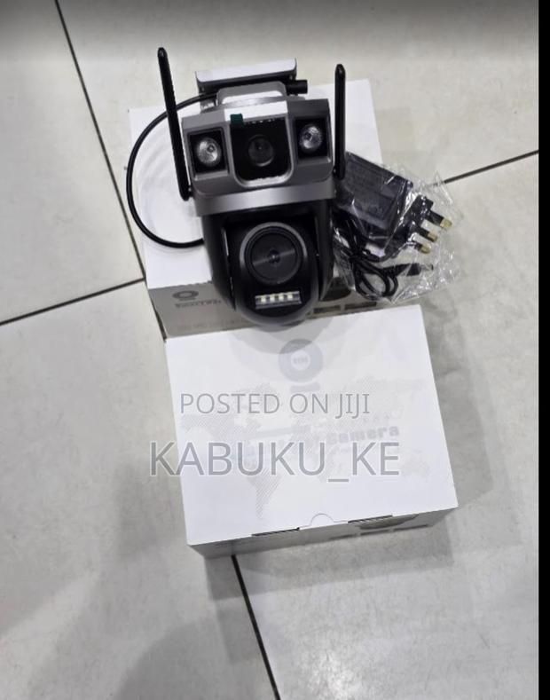 Dual Lens Wifi Outdoor V380 Dual Lens Ac Powered Cctv Ptz Camera - main view