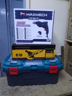 Combo, Drill, Grinder and Toolbox.