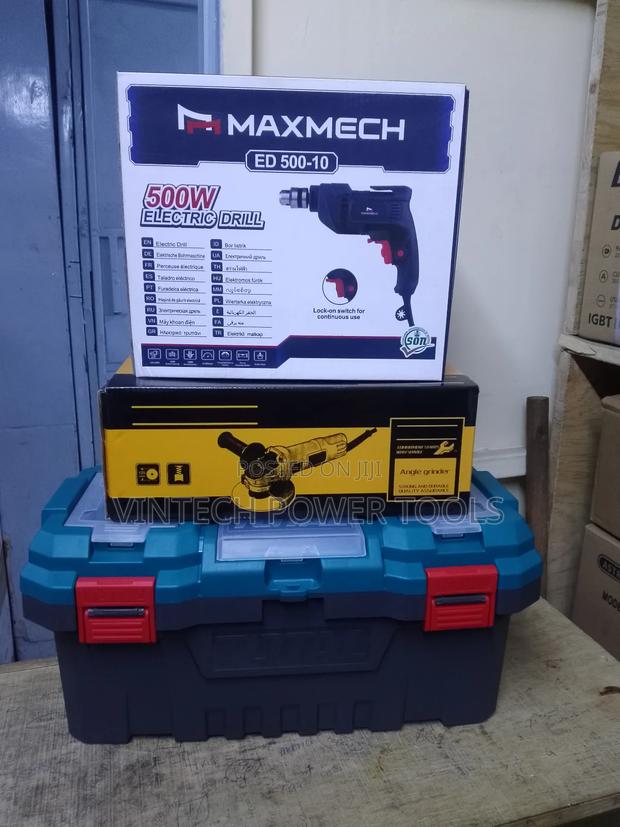 Combo, Drill, Grinder and Toolbox. - main view