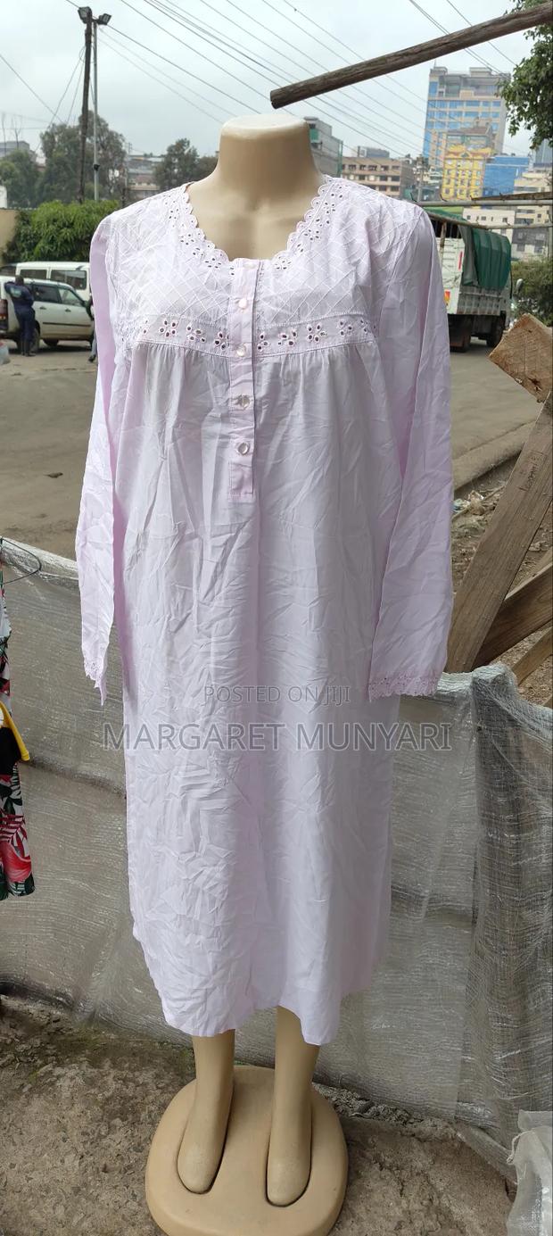 Long Sleeves Night Dress