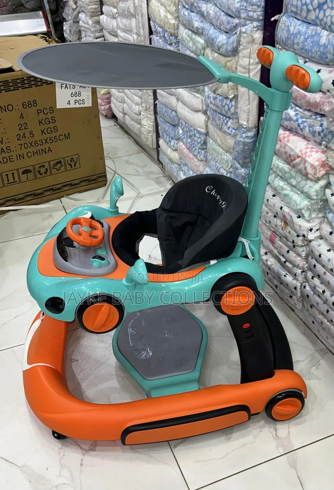 6-in-1 Baby Walker Rocker – Safe First Steps Support