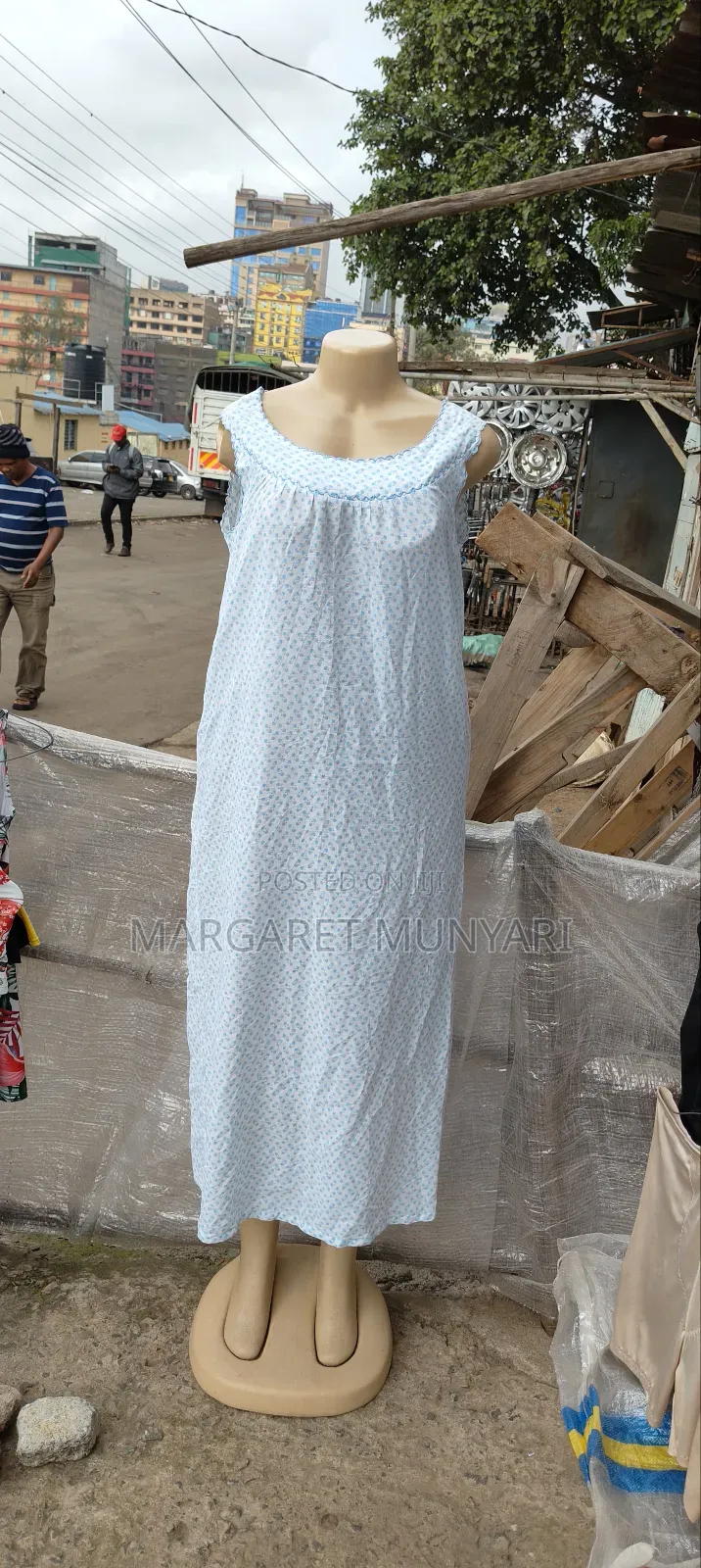 Night Dress Long Coloured