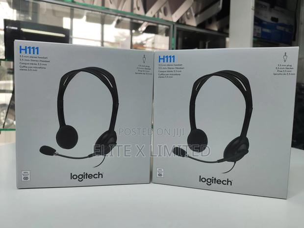 Logitech H111 3.5mm Stereo Headset - thumbnail 2