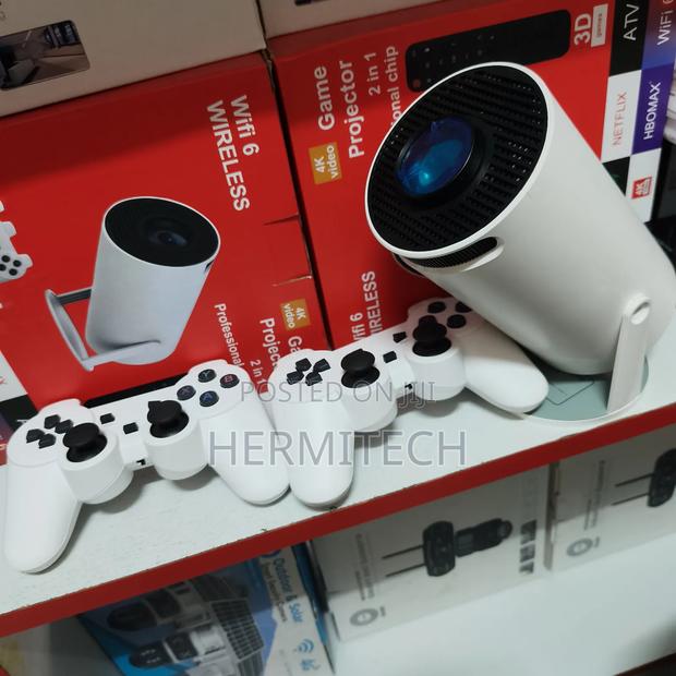 Two Gaming Consoles Projector Gaming Projector Wifi Smart - thumbnail 2