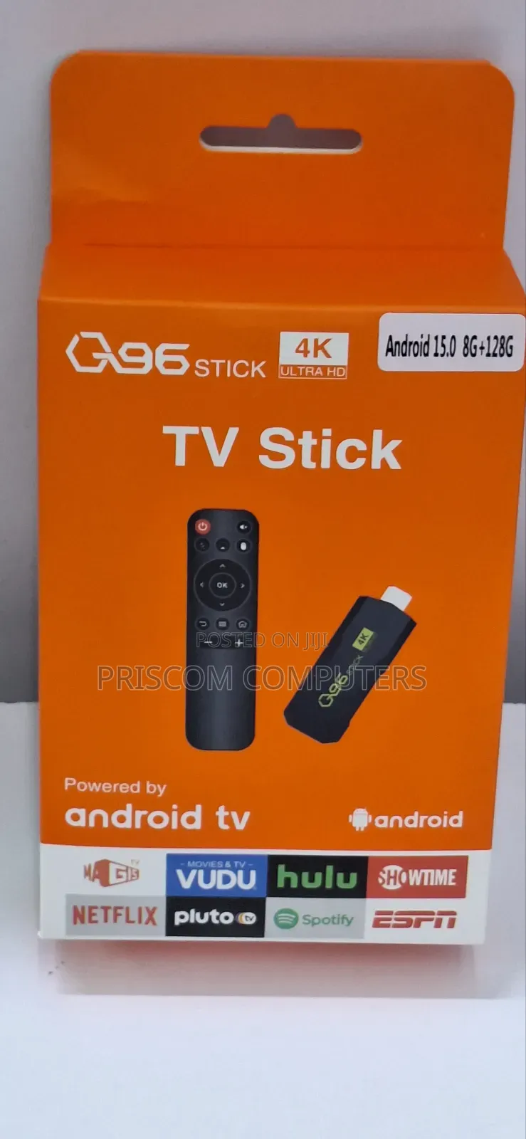 Android Tv Stick 8gb+128gb, Q96 Android Tv Stick Tv Box