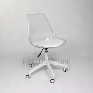 Swivel Chair ;Transparent Swivel Plastic Home Chair
