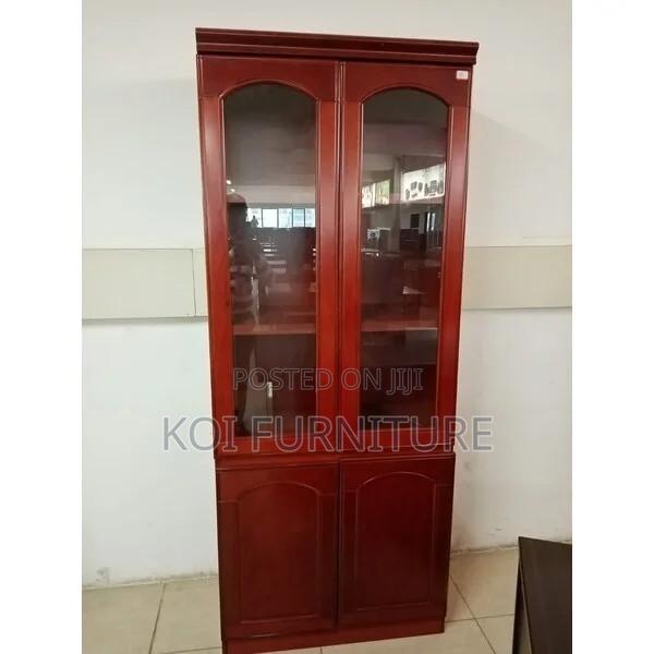 Office Cabinet : Mahogany Finish 2-Door Filing Cabinet,