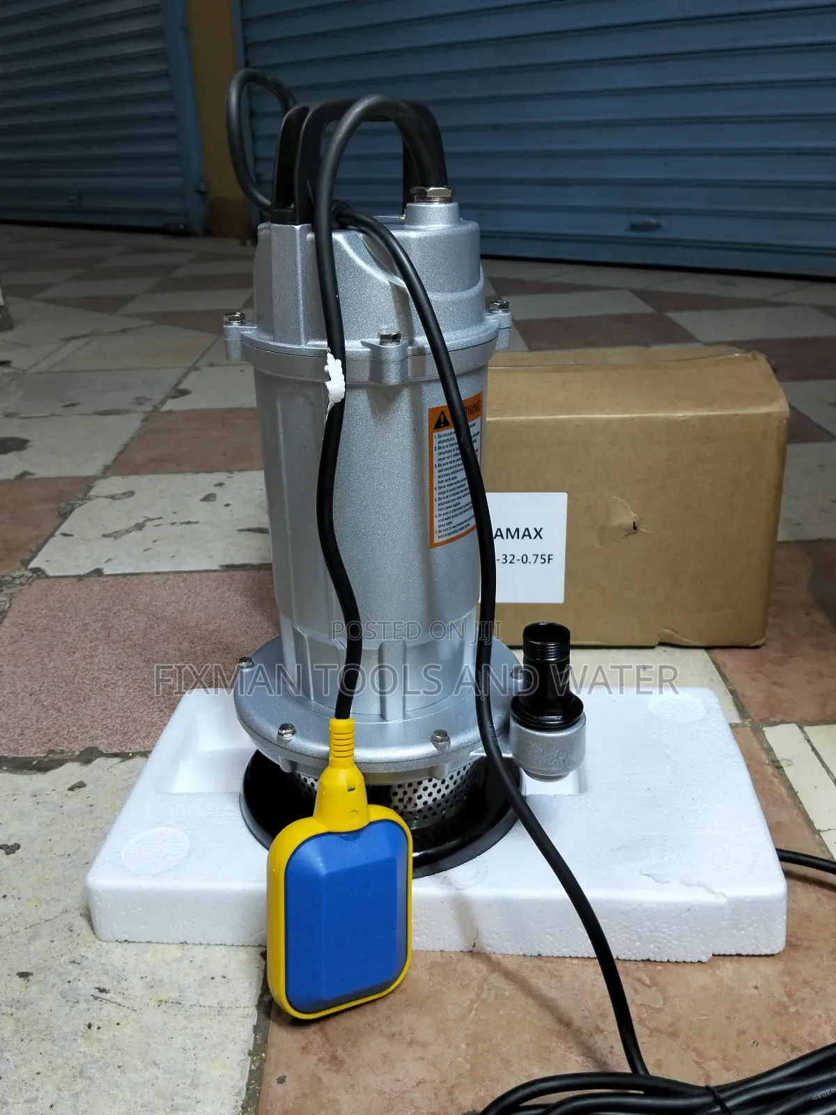 Commercial Aquamax Submersible Water Pump 1hp 35m 750watts 115l/Min