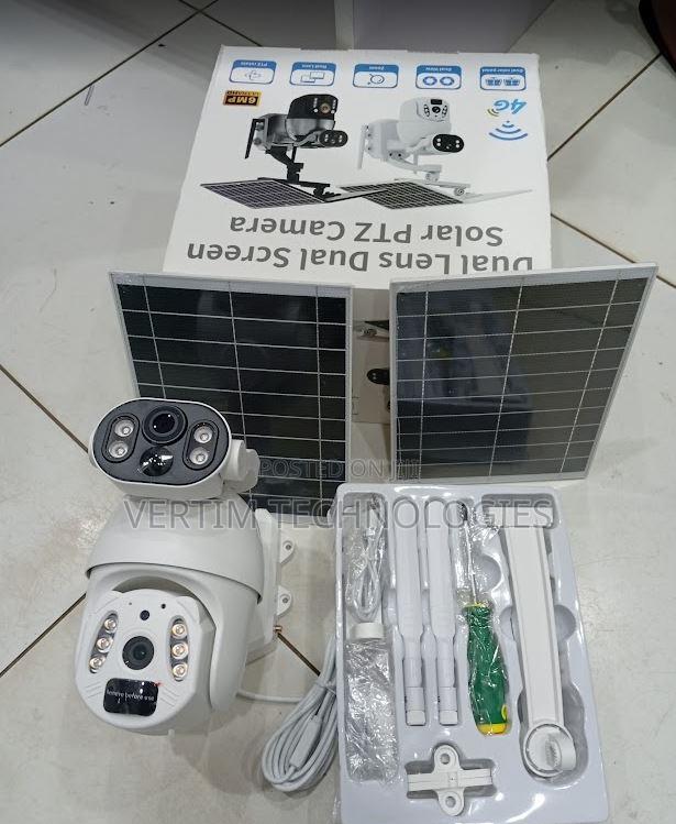 Ubox 6mp 4g Dual Solar Panel Remote View Camera
