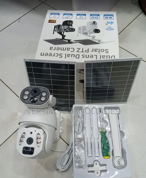 Ubox 6mp 4g Dual Solar Panel Remote View Camera
