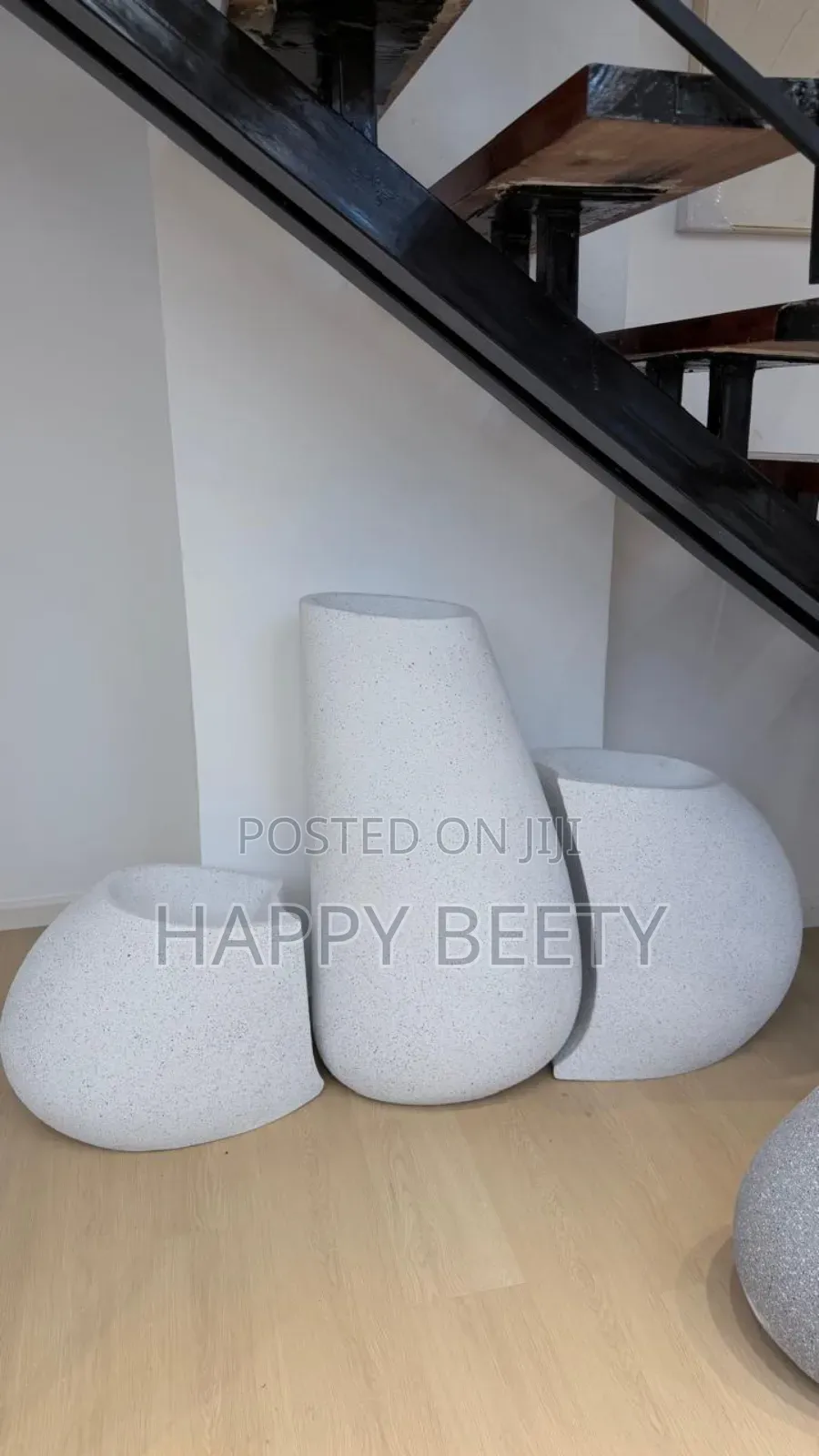 Modern 3-Piece Decorative Floor Vase Set